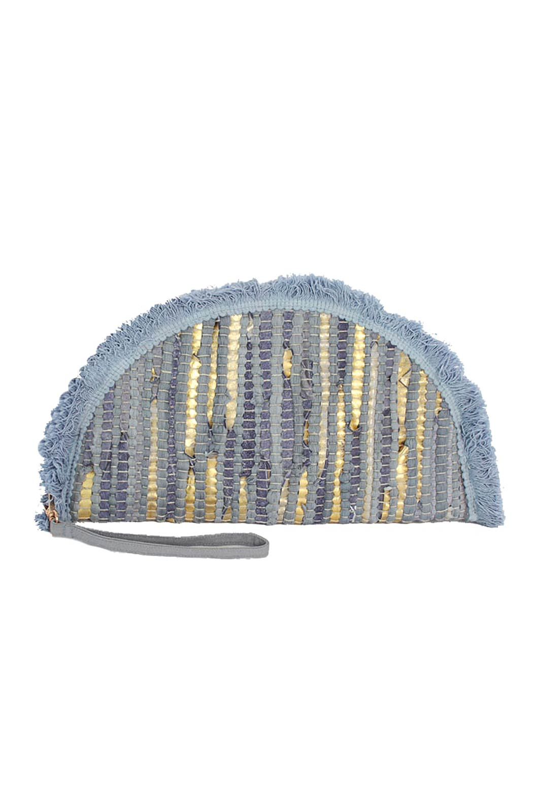Texture Half Moon Wristlet