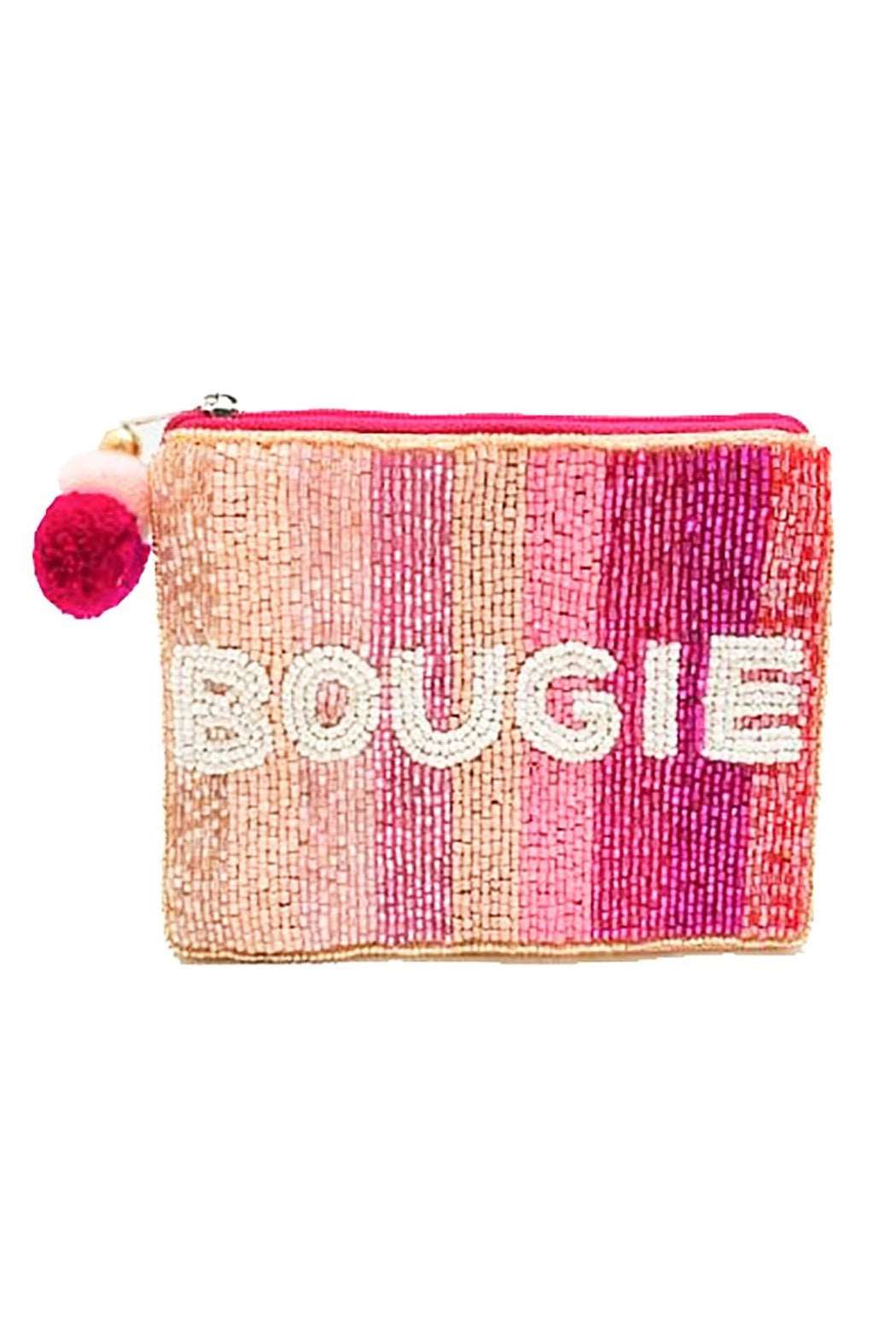 Bougie Beaded Pouch Bag