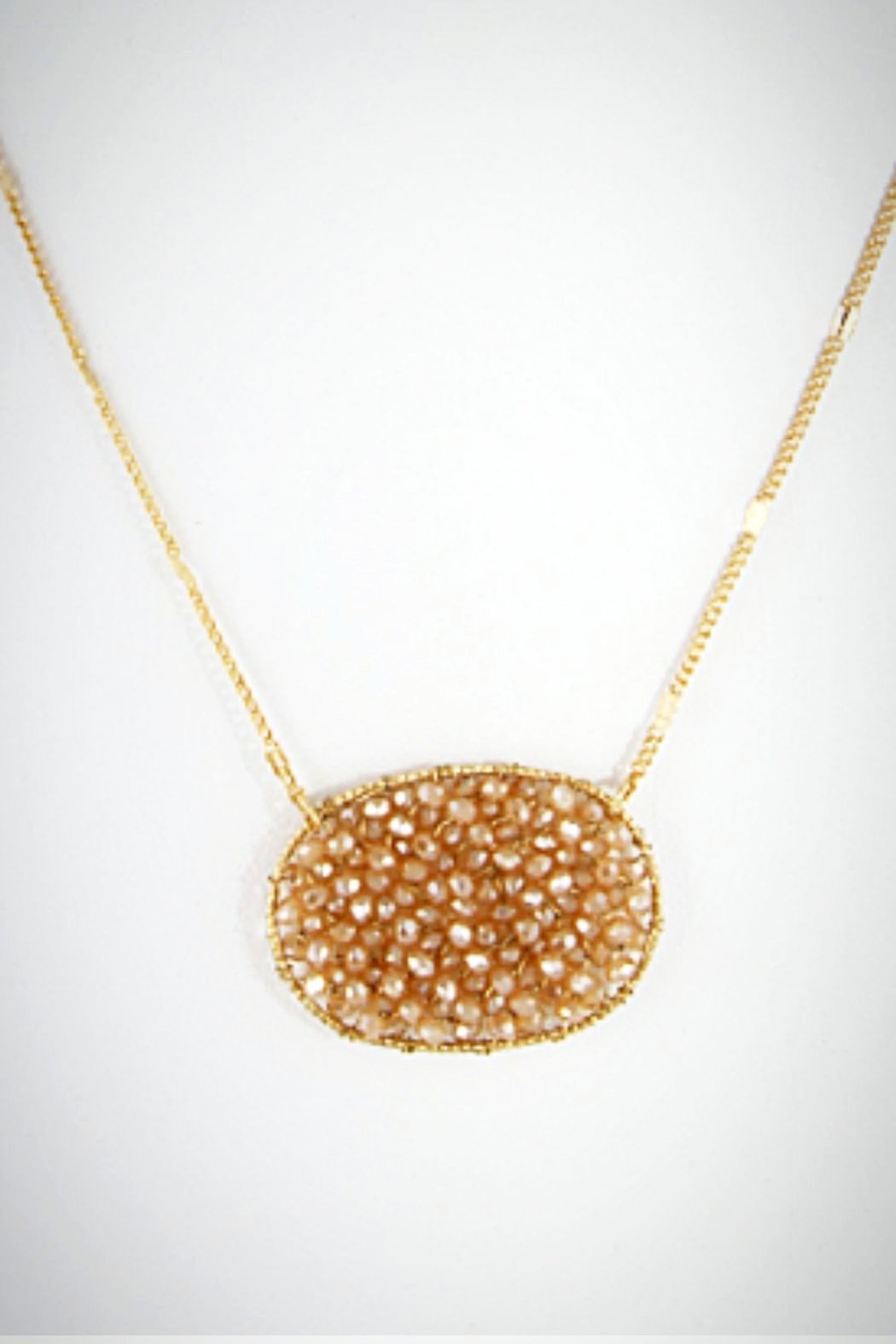 Champagne Necklace - Embellish Your Life 