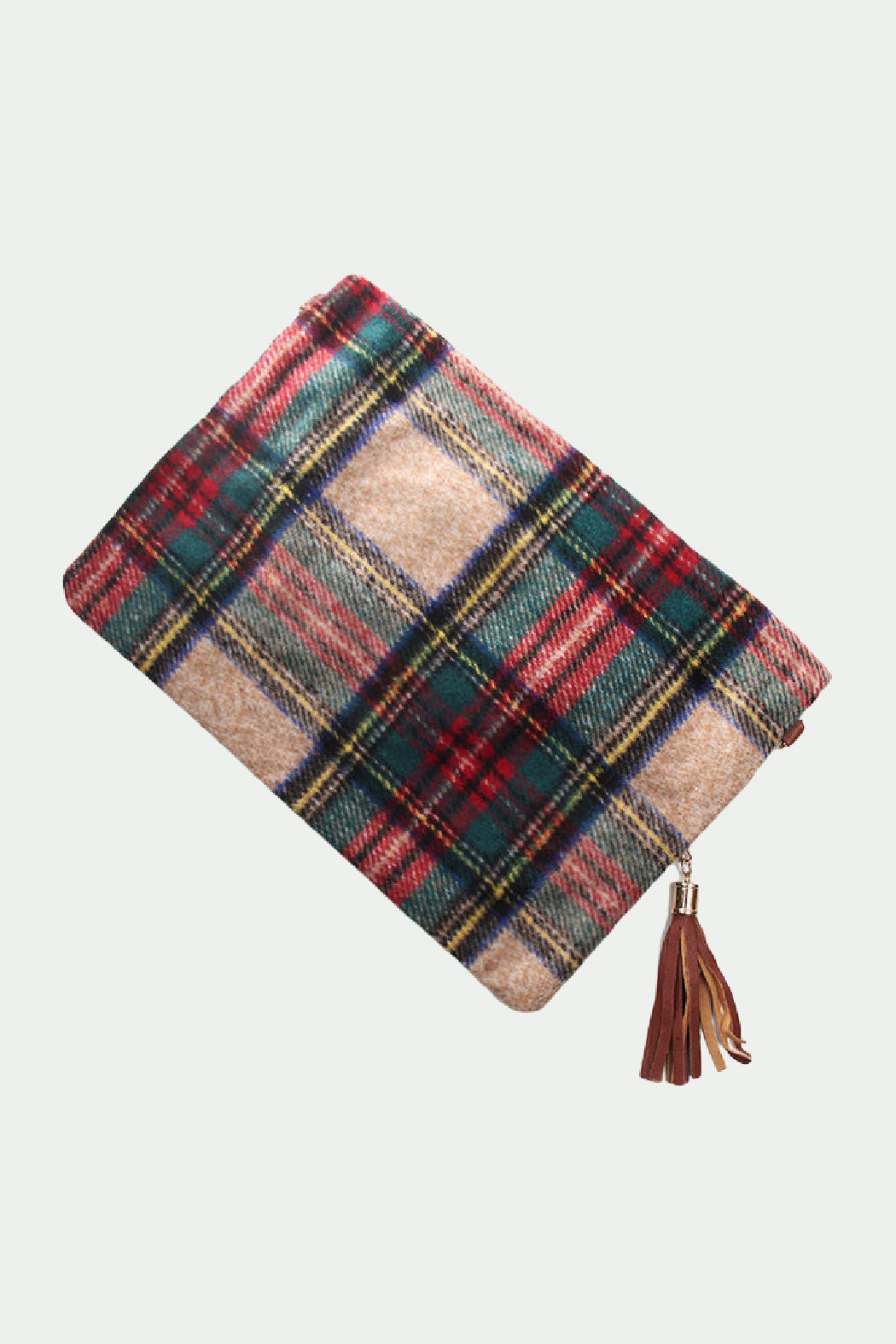 3 -in-1 Tartan Plaid and Houndstooth Cross Body Bag - Embellish Your Life 