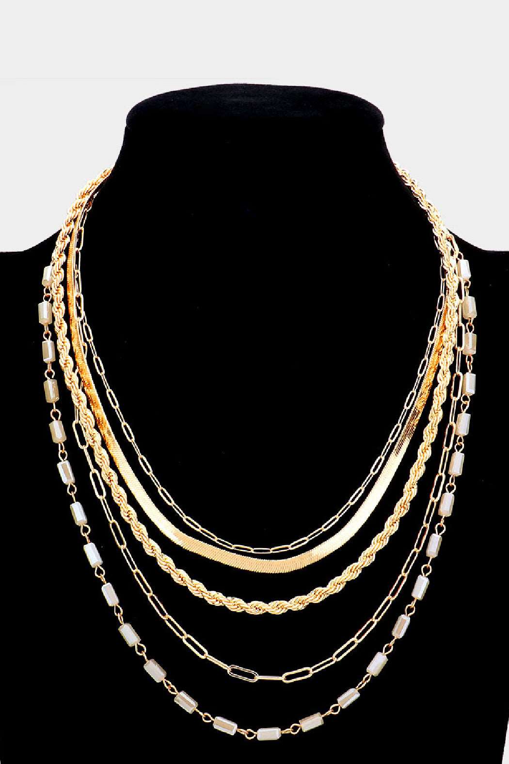 5 Layer Gold Necklace