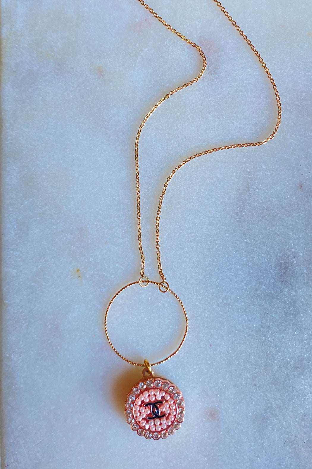 Rose Cz Pendant Necklace - Embellish Your Life 