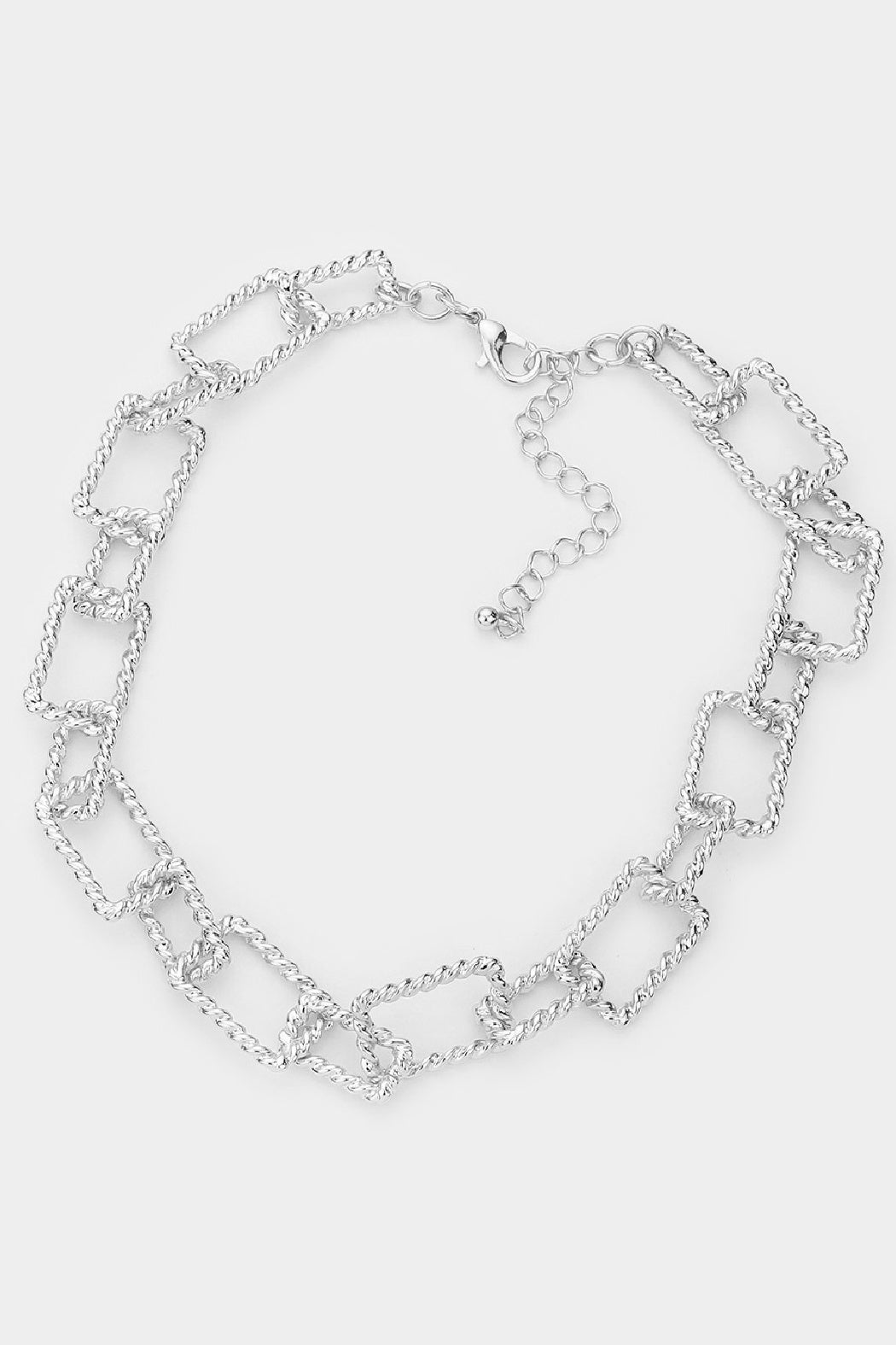 Rectangle Link Chain Necklace