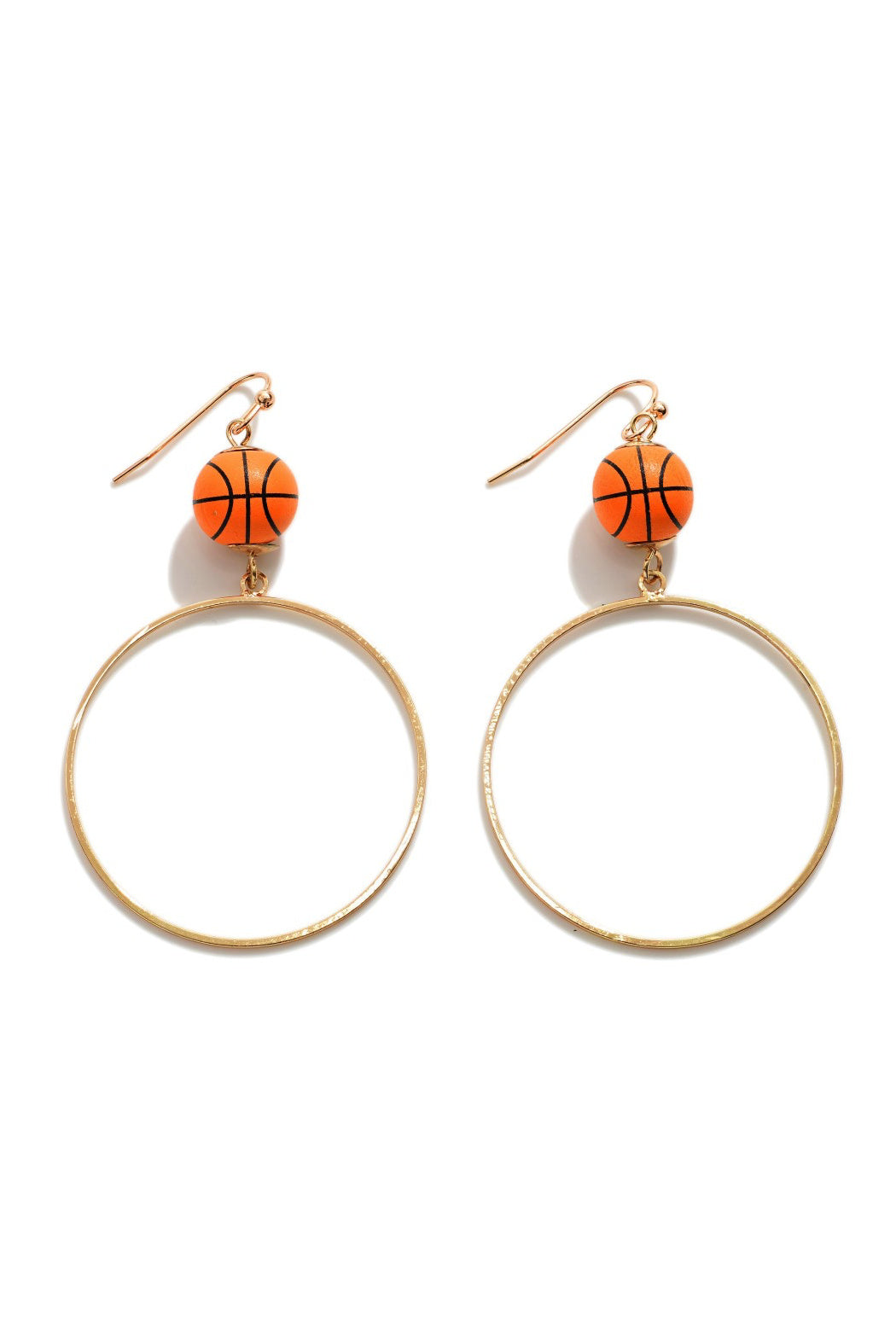 Sports Hoop Earrings