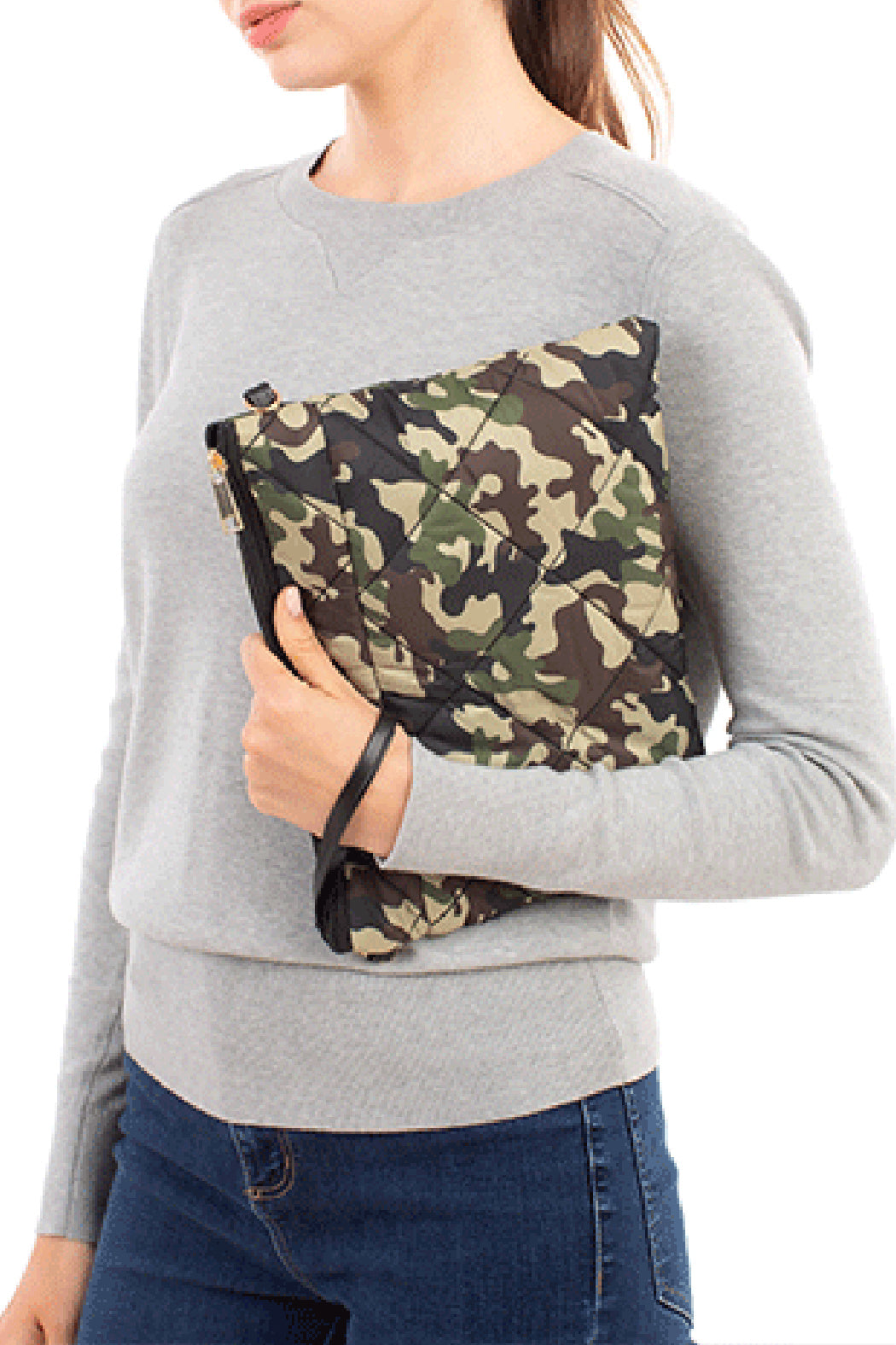 Quilted Camouflage 3-in-1 Bag