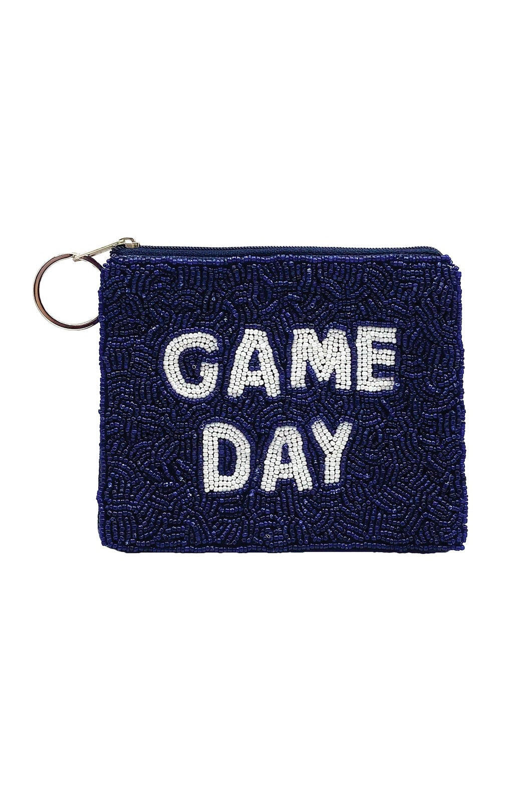 GAME DAY Beaded Pouch Bag