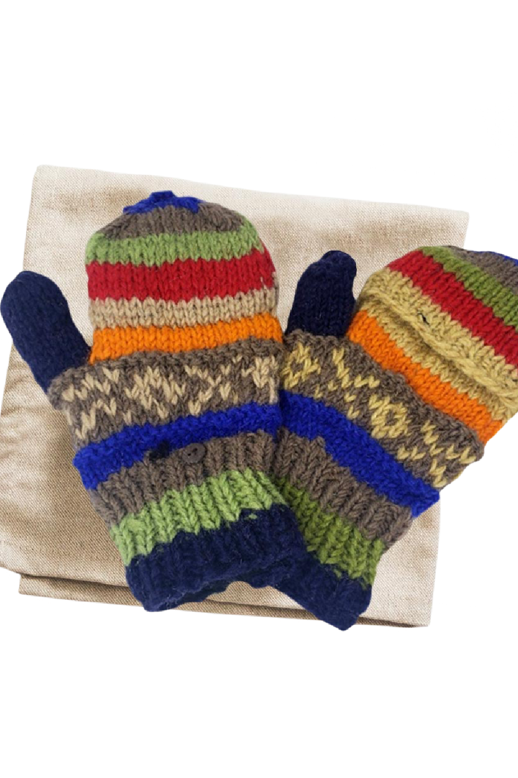 Hand Knit Wool Gloves