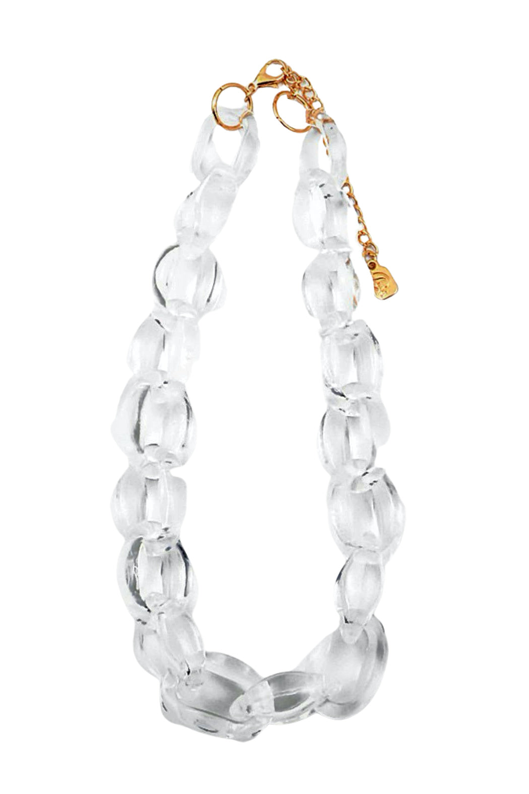 Lucite Small-Links Necklace