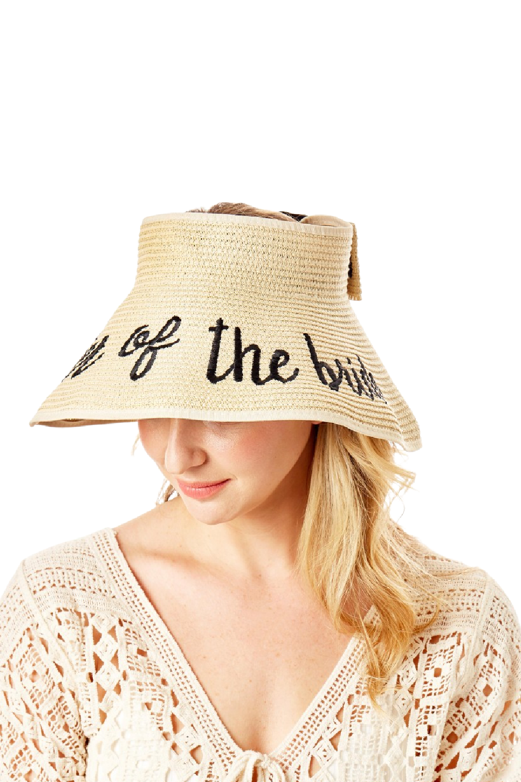 Embroidered Mother of the Bride Visor