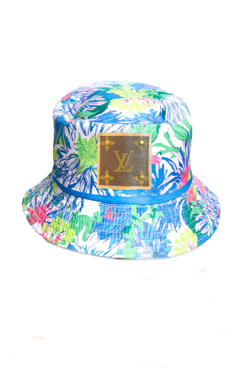 Upcycled Tropical Bucket Hat