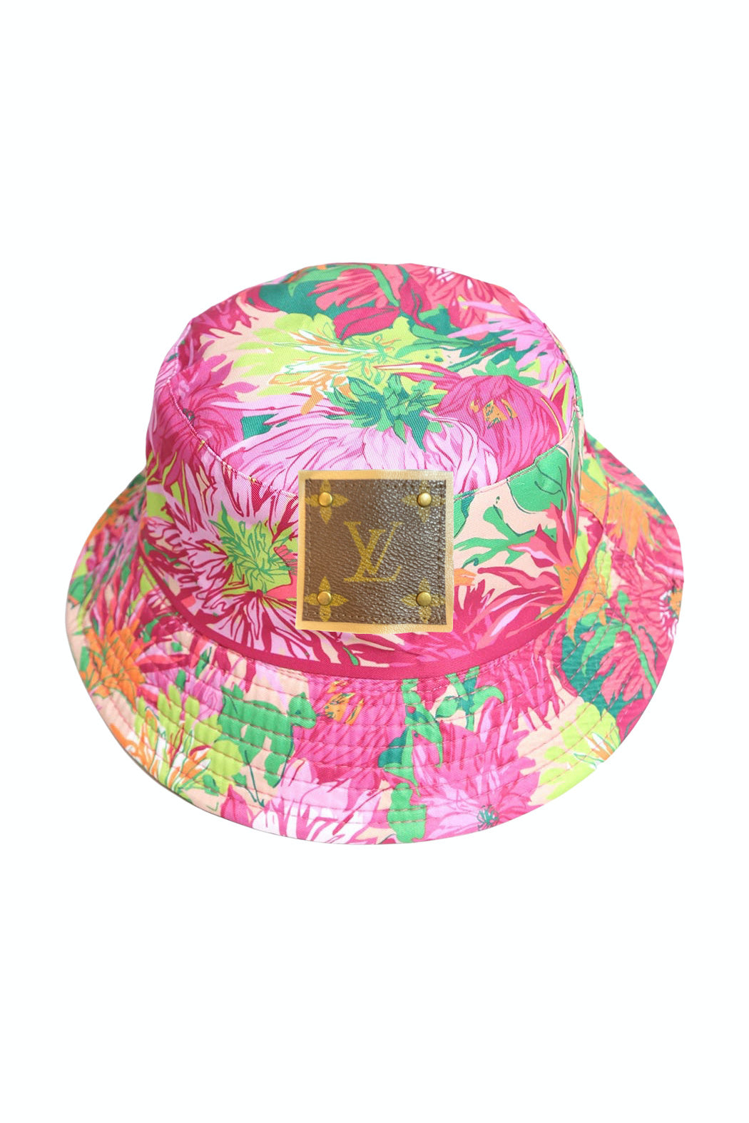 Upcycled Tropical Bucket Hat