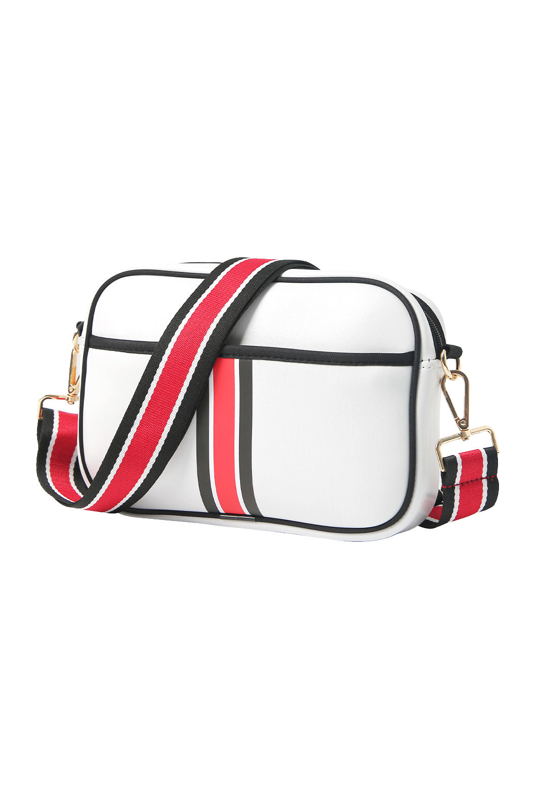 Neoprene Varsity Stripe Crossbody Bag